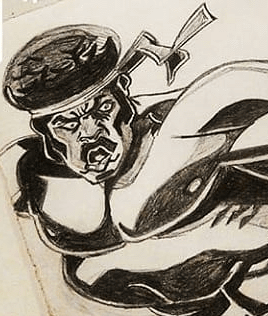 Black Dynamite Hand Drawn by @nikitaskydraws