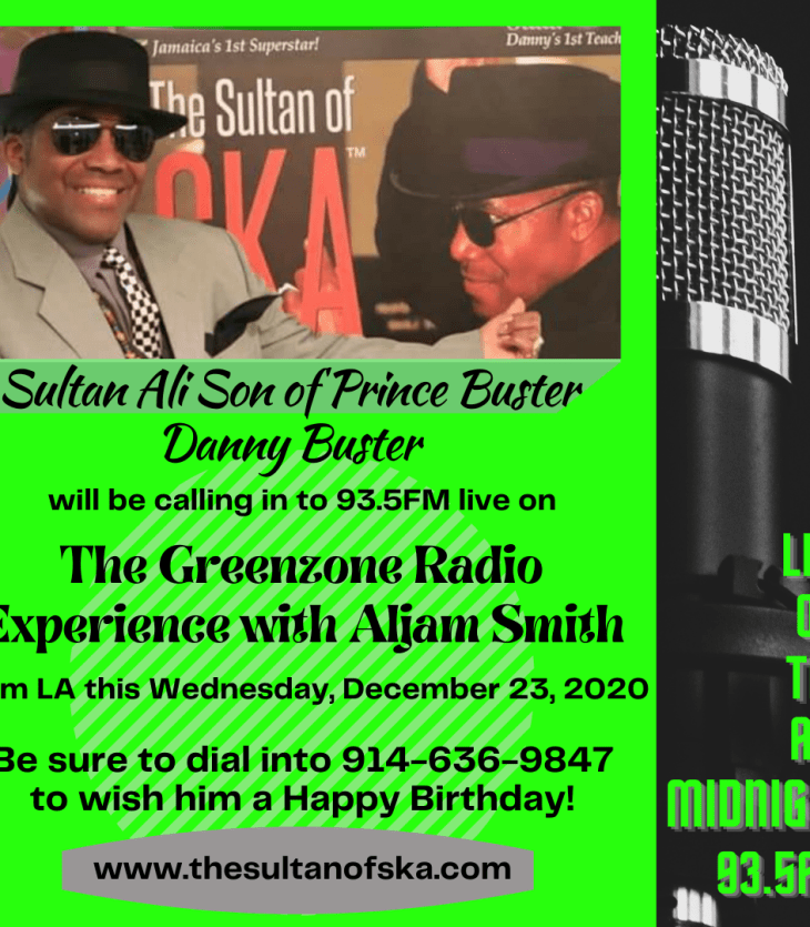 Sultan Ali Son of Prince Buster radio flyer