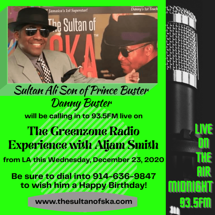 Sultan Ali Son of Prince Buster radio flyer