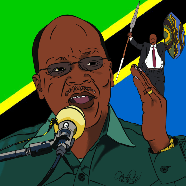 MAGUFULI Drawn by @NikitaSkyDraws